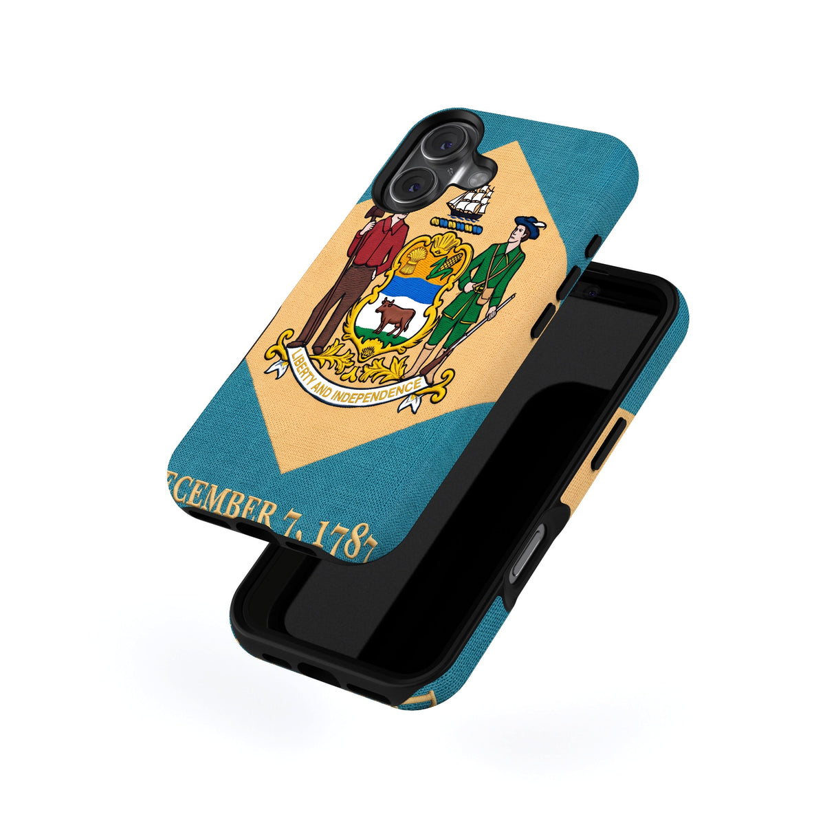 Delaware State Flag magnetic tough case for iPhone