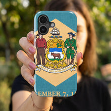 Delaware State Flag magnetic tough case for iPhone