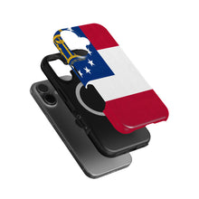 Georgia State Flag magnetic tough case for iPhone
