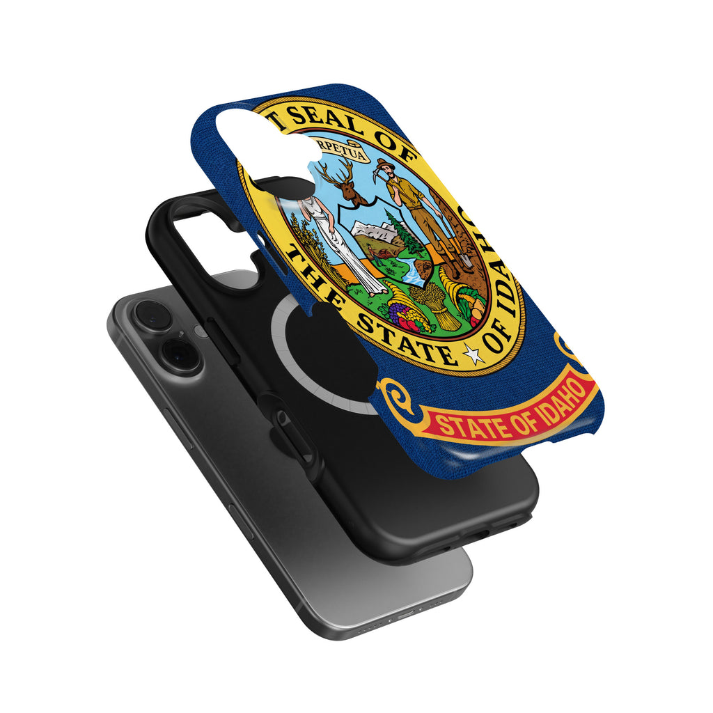 Idaho State Flag magnetic tough case for iPhone