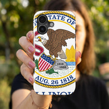 Illinois State Flag magnetic tough case for iPhone