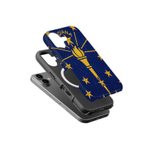 Indiana State Flag magnetic tough case for iPhone