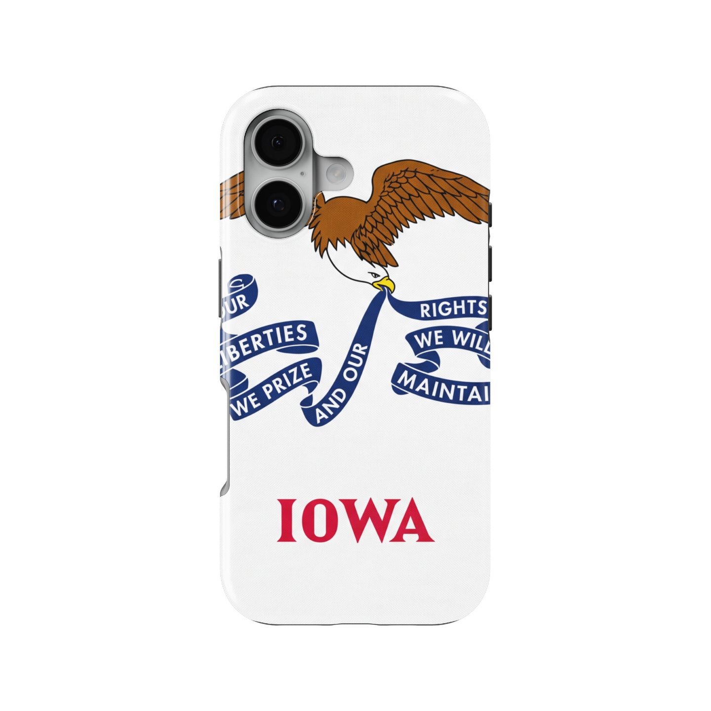 Iowa State Flag magnetic tough case for iPhone