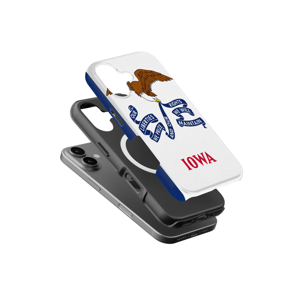 Iowa State Flag magnetic tough case for iPhone
