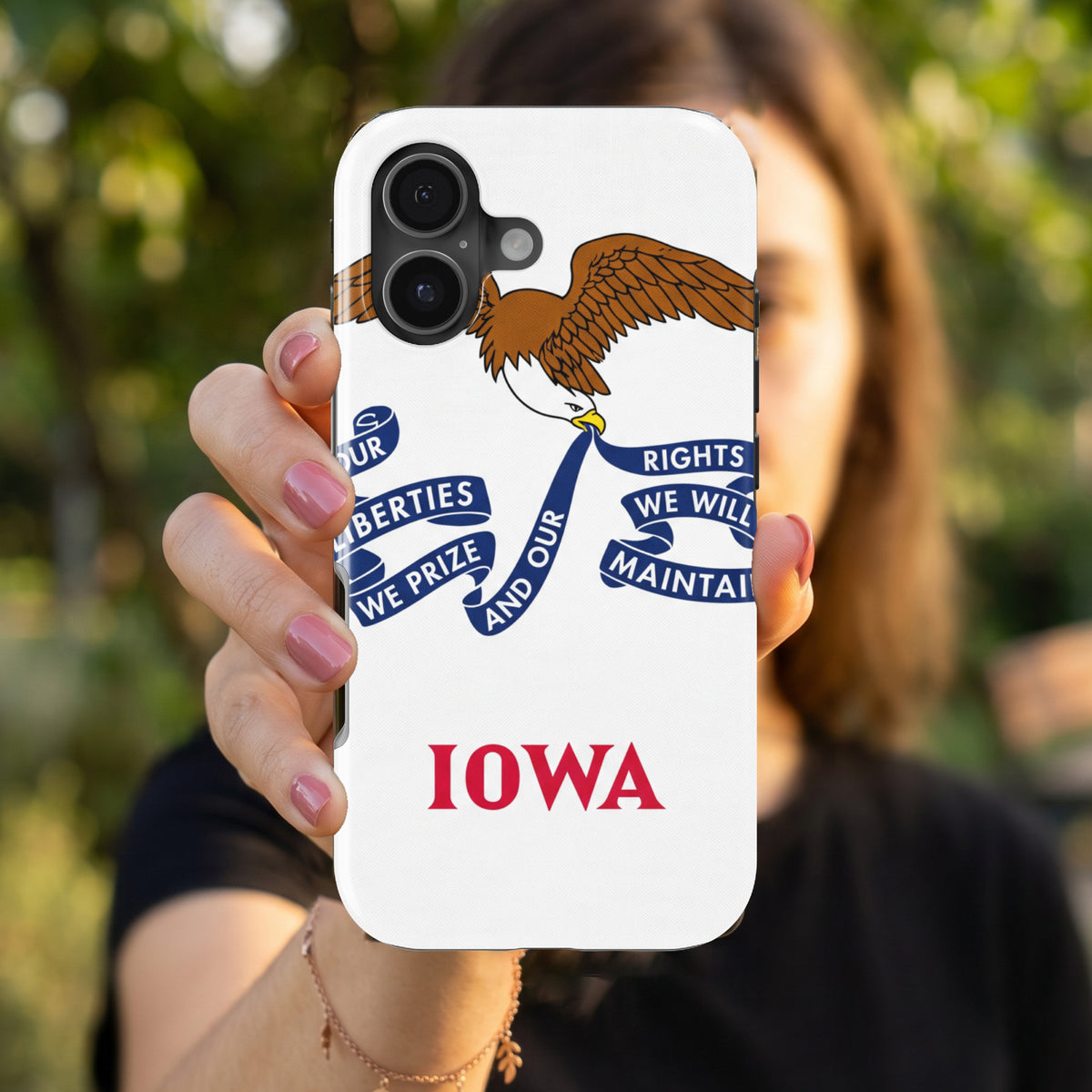 Iowa State Flag magnetic tough case for iPhone