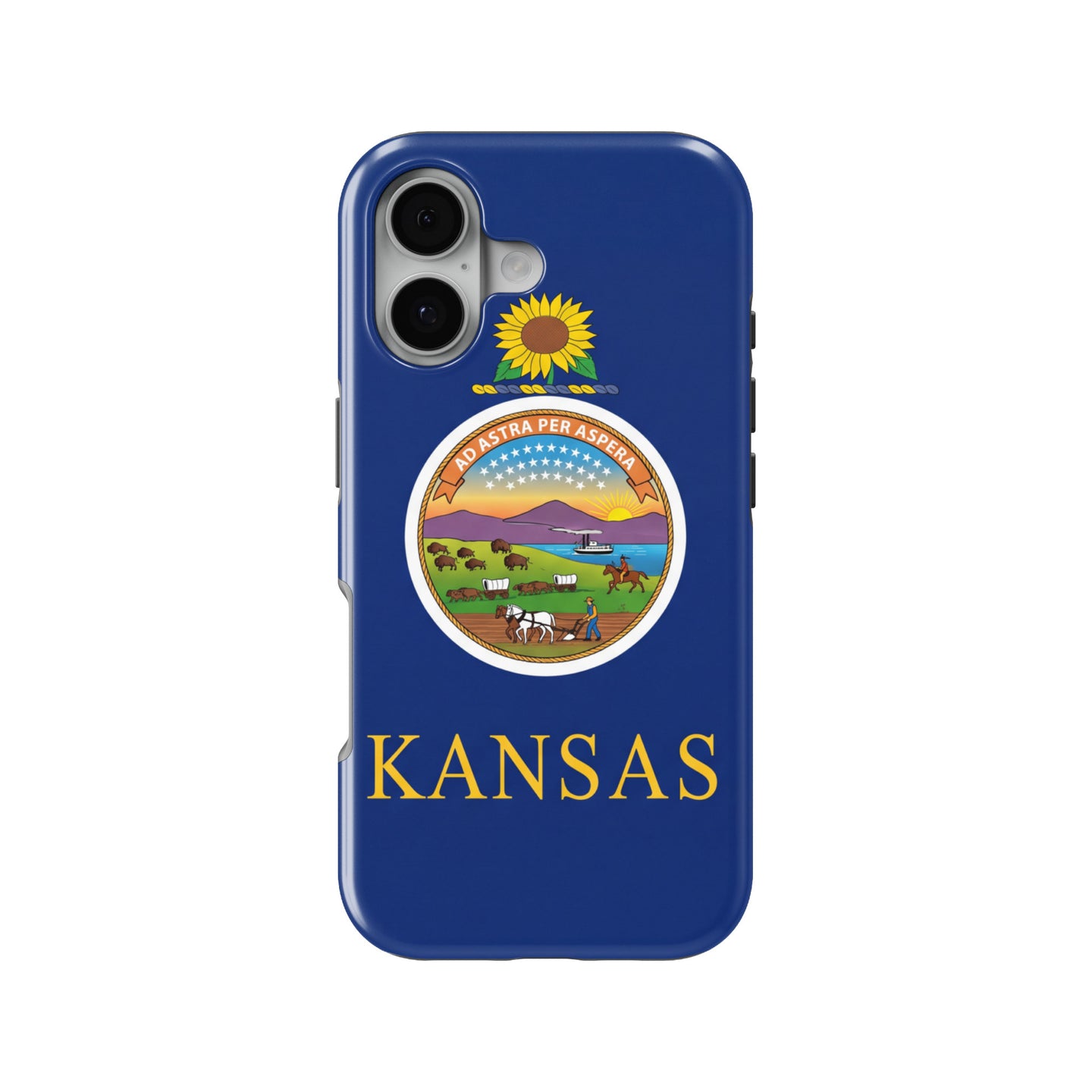 Kansas State Flag magnetic tough case for iPhone