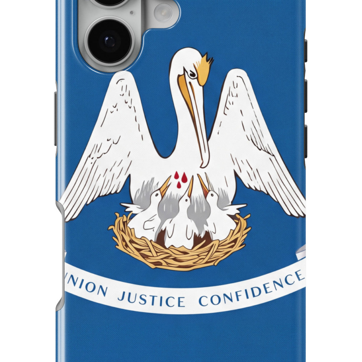 Louisiana State Flag magnetic tough case for iPhone
