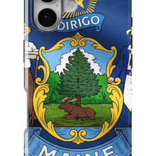 Maine State Flag magnetic tough case for iPhone