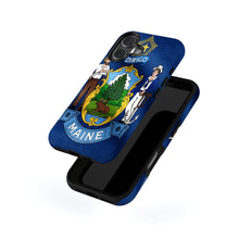 Maine State Flag magnetic tough case for iPhone