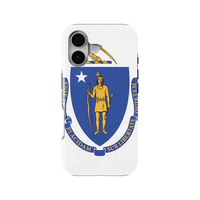 Massachusetts State Flag magnetic tough case for iPhone