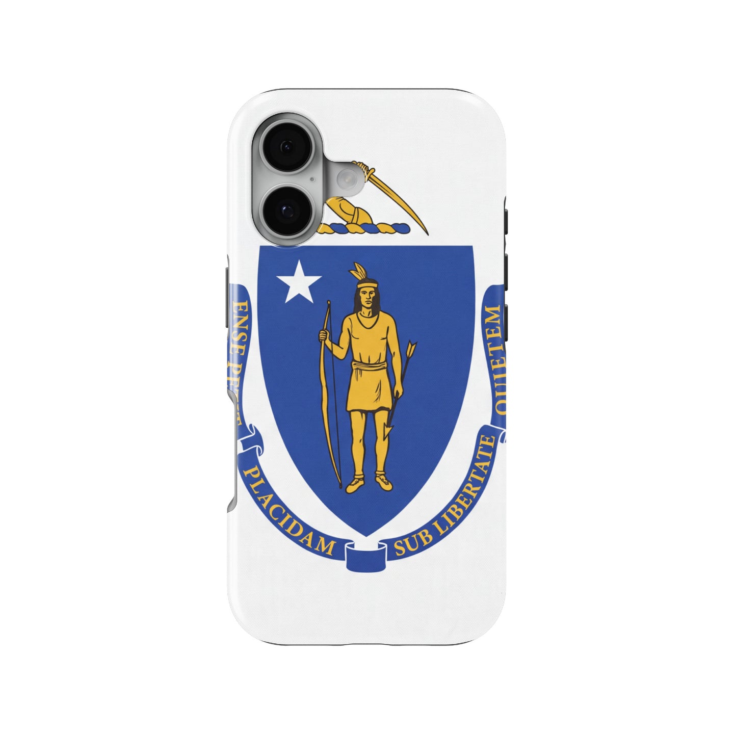 Massachusetts State Flag magnetic tough case for iPhone