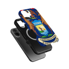 Michigan State Flag magnetic tough case for iPhone