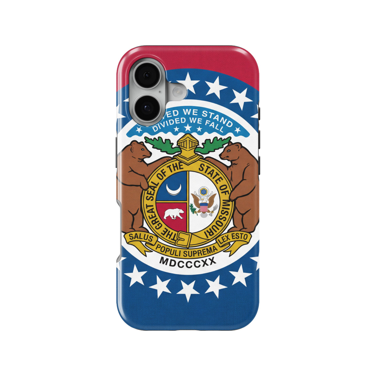 Missouri State Flag magnetic tough case for iPhone