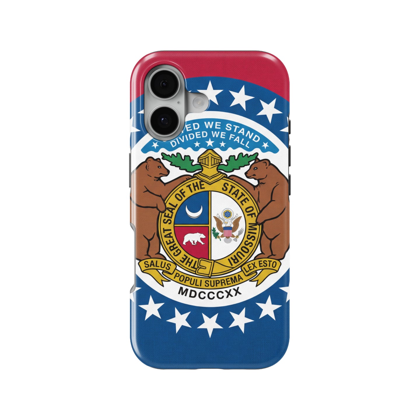 Missouri State Flag magnetic tough case for iPhone