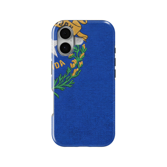 Nevada State Flag magnetic tough case for iPhone