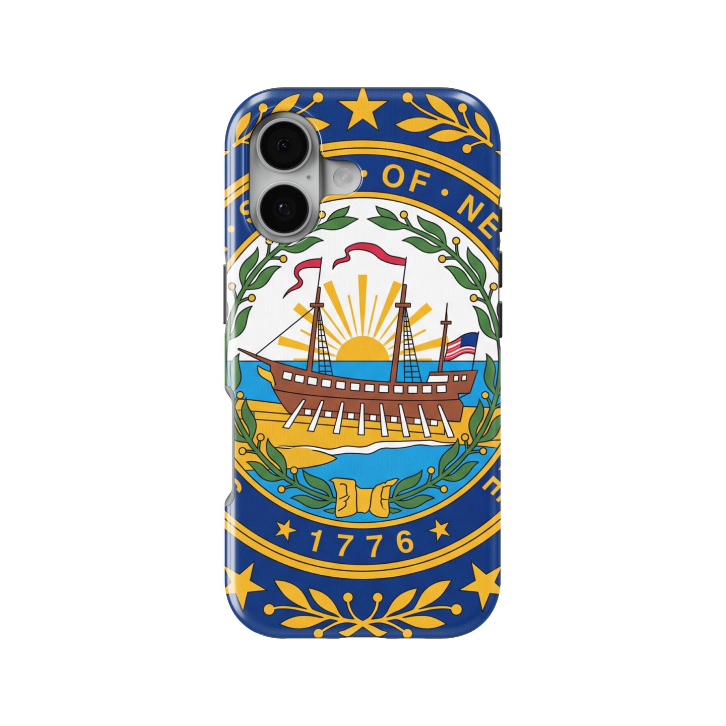 New Hampshire State Flag magnetic tough case for iPhone