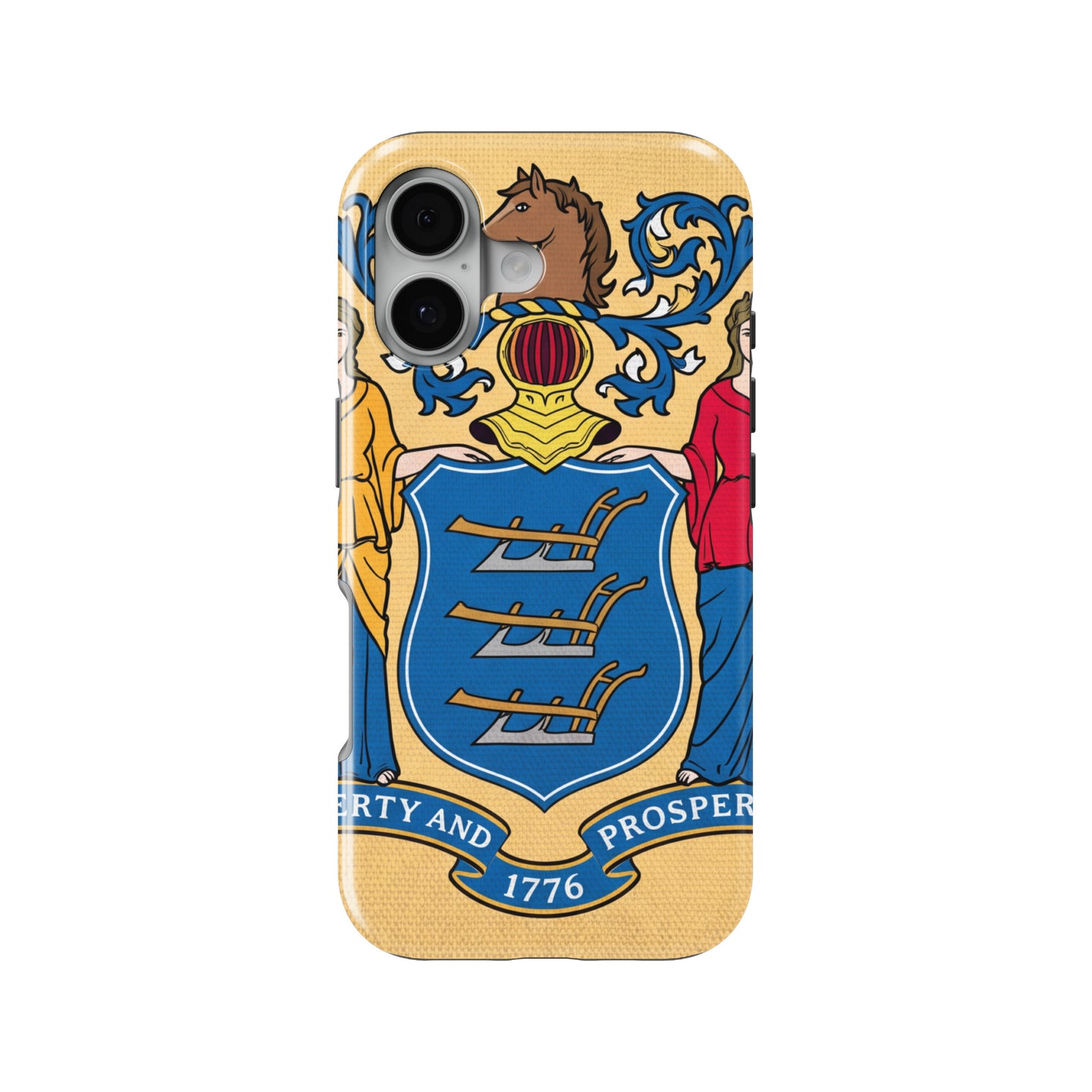New Jersey State Flag magnetic tough case for iPhone