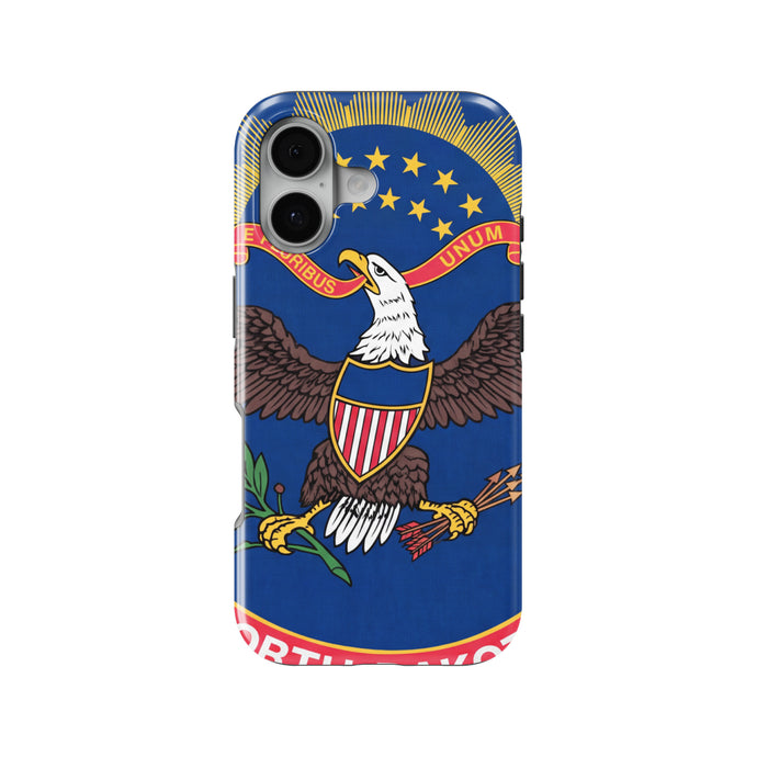 North Dakota State Flag magnetic tough case for iPhone