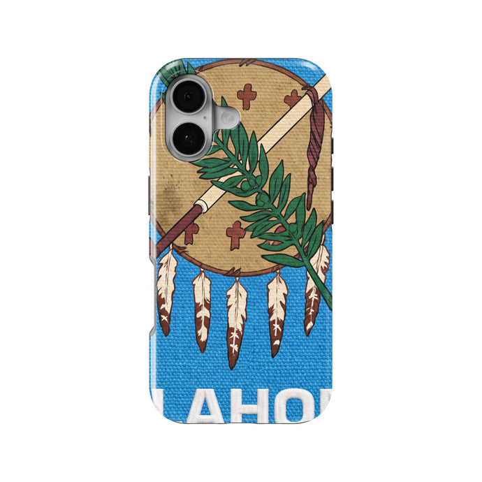 Oklahoma State Flag magnetic tough case for iPhone