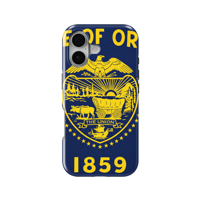 Oregon State Flag magnetic tough case for iPhone