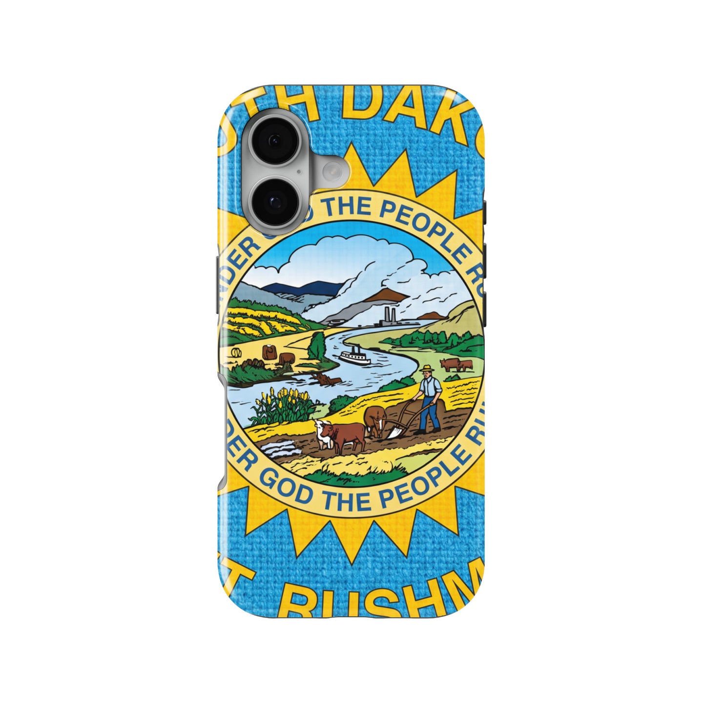 South Dakota State Flag magnetic tough case for iPhone