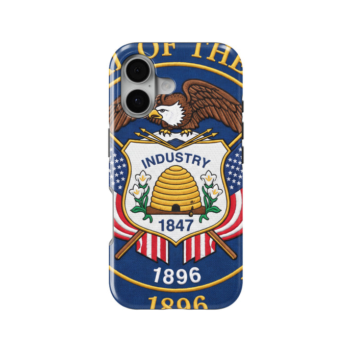 Utah State Flag magnetic tough case for iPhone