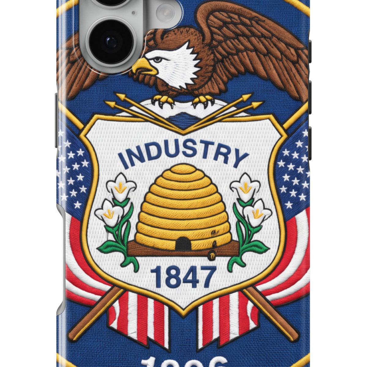 Utah State Flag magnetic tough case for iPhone