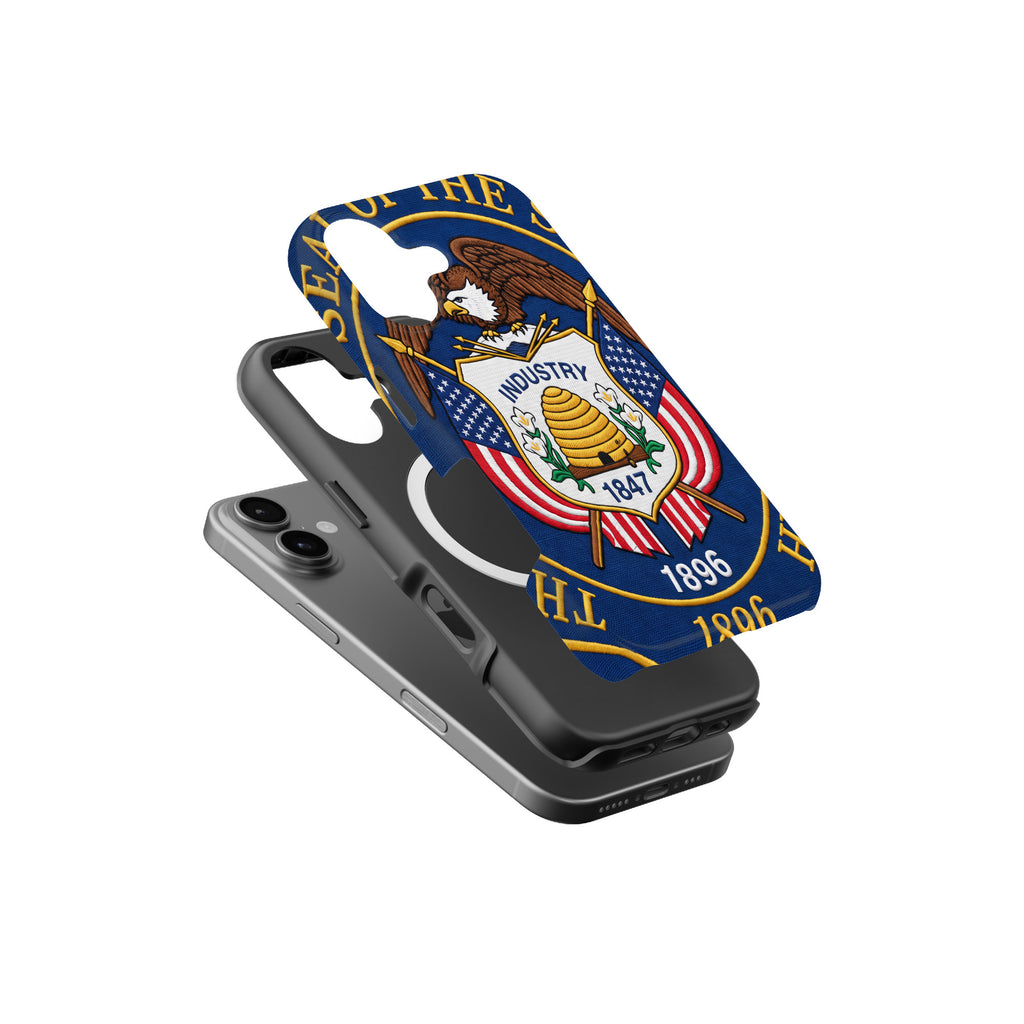 Utah State Flag magnetic tough case for iPhone