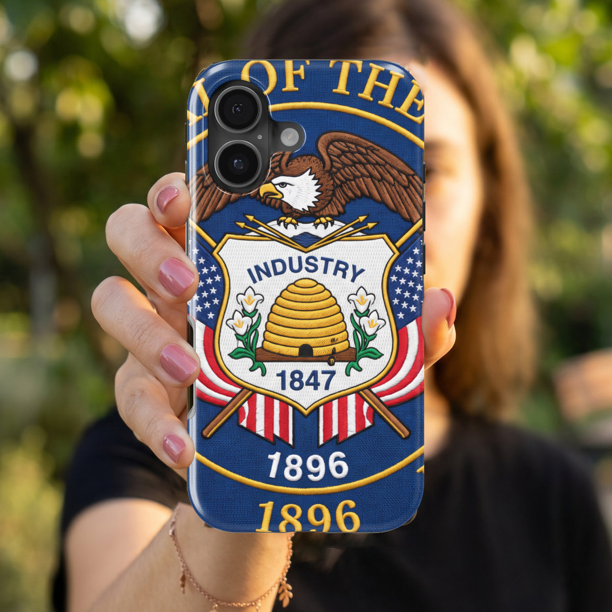Utah State Flag magnetic tough case for iPhone