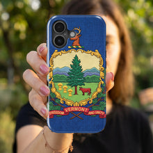 Vermont State Flag magnetic tough case for iPhone