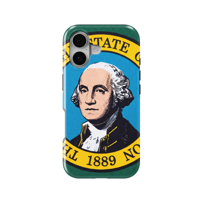 Washington State Flag magnetic tough case for iPhone