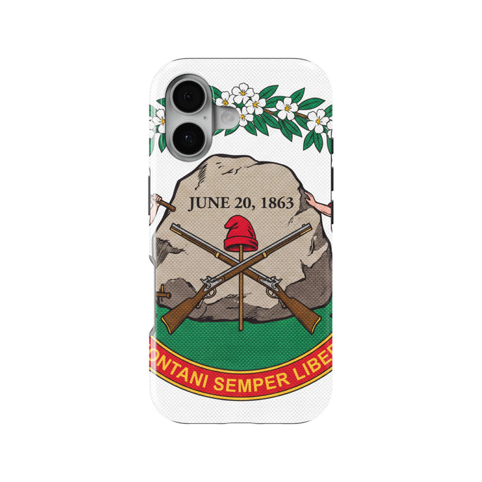 West Virginia State Flag magnetic tough case for iPhone