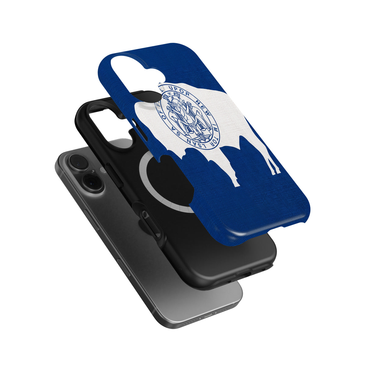 Wyoming State Flag magnetic tough case for iPhone