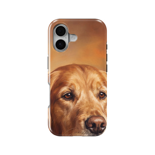 Golden Retriever Portrait magnetic tough case for iPhone