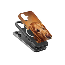 Golden Retriever Portrait magnetic tough case for iPhone