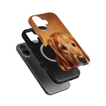 Golden Retriever Portrait magnetic tough case for iPhone