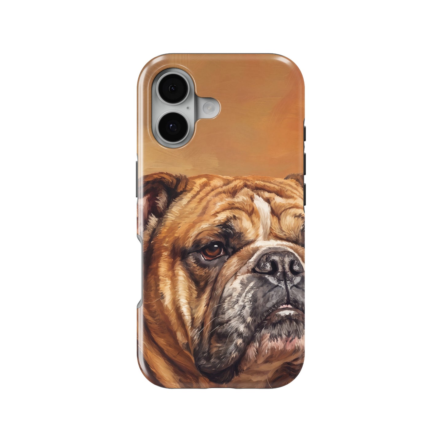 English Bulldog Portrait magnetic tough case for iPhone