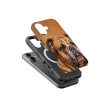 English Bulldog Portrait magnetic tough case for iPhone