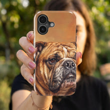 English Bulldog Portrait magnetic tough case for iPhone