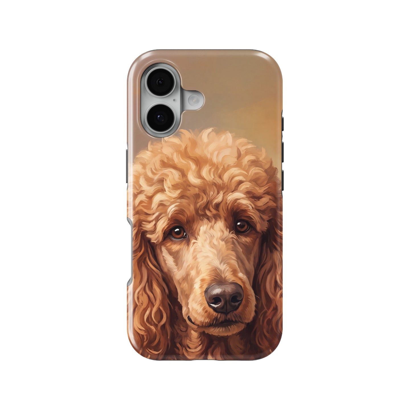 Poodle Portrait magnetic tough case for iPhone