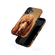 Poodle Portrait magnetic tough case for iPhone