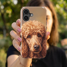 Poodle Portrait magnetic tough case for iPhone