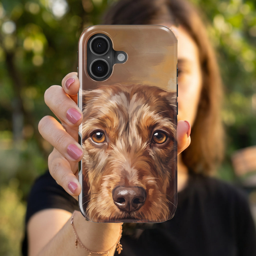 Dachshund Portrait magnetic tough case for iPhone