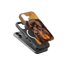 Rottweiler Portrait magnetic tough case for iPhone