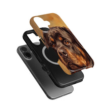 Rottweiler Portrait magnetic tough case for iPhone
