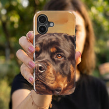 Rottweiler Portrait magnetic tough case for iPhone
