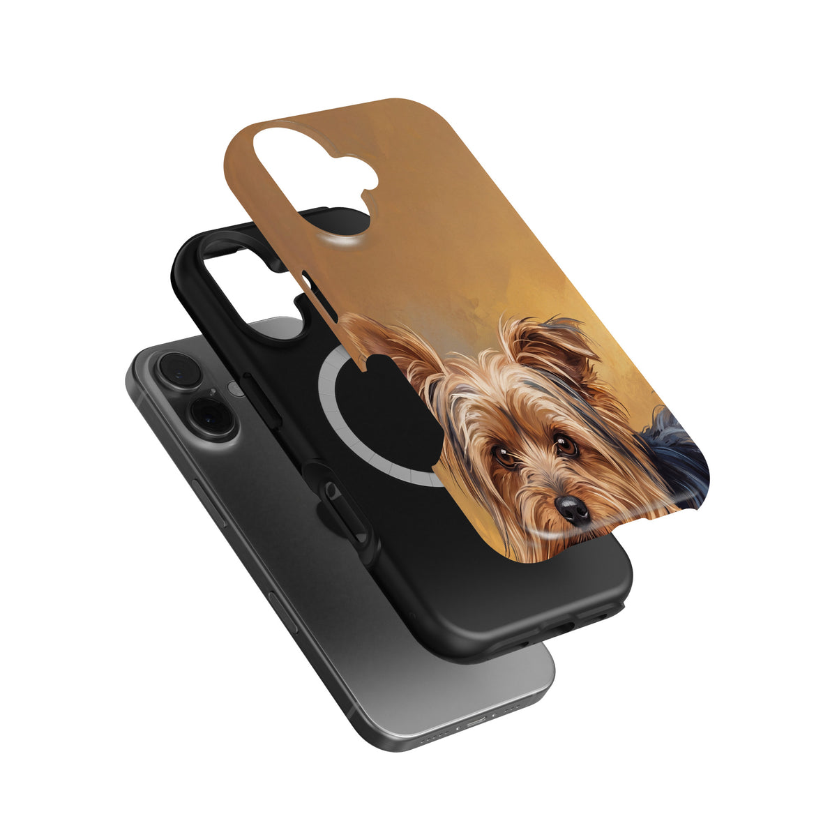 Yorkshire Terrier Portrait magnetic tough case for iPhone