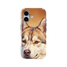 Siberian Husky Portrait magnetic tough case for iPhone