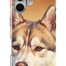 Siberian Husky Portrait magnetic tough case for iPhone