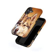 Siberian Husky Portrait magnetic tough case for iPhone
